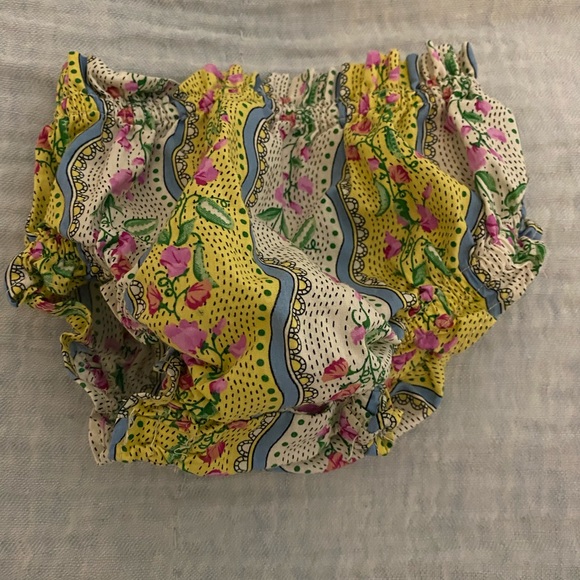 Cath Kidston 6-9 months sweet pea baby tie back dress and bloomer - Picture 5 of 12